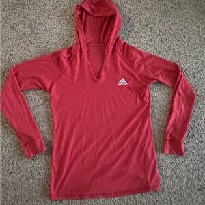 Adidas long sleeve shirt Red, Women's size Medium- like new